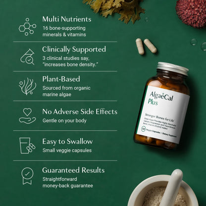 ALGAECAL Plus Calcium Vitamin 120 Caps