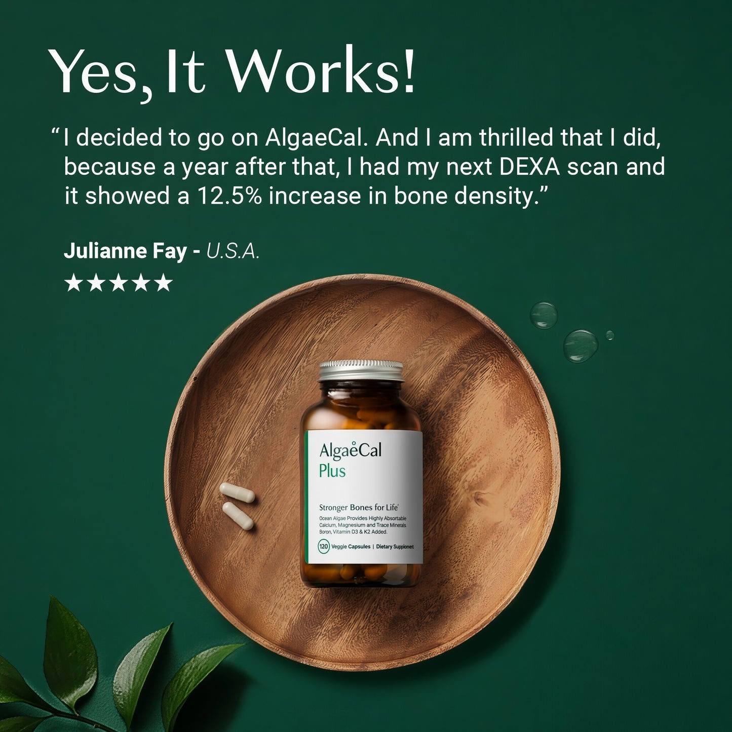 ALGAECAL Plus Calcium Vitamin 120 Caps